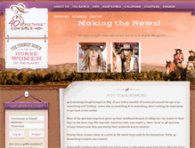 Tablet Screenshot of 40somethingcowgirls.com